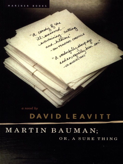 Title details for Martin Bauman by David Leavitt - Available